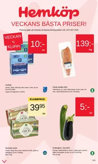 Hemköp-katalog | Hemköp Jönköping Munksjöstaden reklamblad | 2026-07-20T00:00:00.000Z - 2026-08-03T00:00:00.000Z