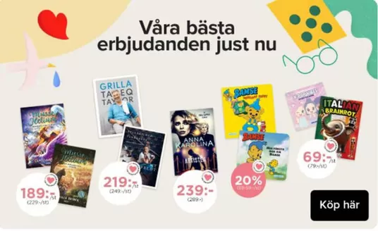 Akademibokhandeln-katalog i Stockholm | 20-50% rabatt! | 2026-07-24T00:00:00.000Z - 2026-08-07T00:00:00.000Z
