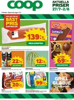 Coop Konsum-katalog i Västerhaninge | Coop Konsum reklamblad | 2026-07-27T00:00:00.000Z - 2026-08-02T00:00:00.000Z