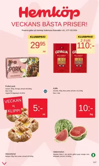 Hemköp-katalog i Danderyd | Hemköp Sollentuna Rotehallen reklamblad | 2026-07-27T00:00:00.000Z - 2026-08-02T00:00:00.000Z