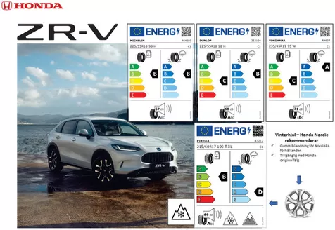 Honda-katalog i Mariestad | ZR V däckmärkning 20240827 | 2026-01-01T00:00:00.000Z - 2026-12-31T00:00:00.000Z