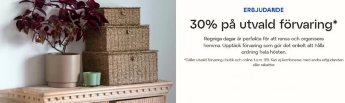 Lagerhaus-katalog | 30% rabatt! | 2026-07-30T00:00:00.000Z - 2026-08-09T00:00:00.000Z