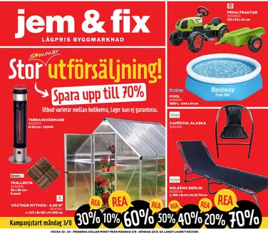 Jem&Fix-katalog | Jem&Fix reklamblad | 2026-08-03T00:00:00.000Z - 2026-08-23T00:00:00.000Z