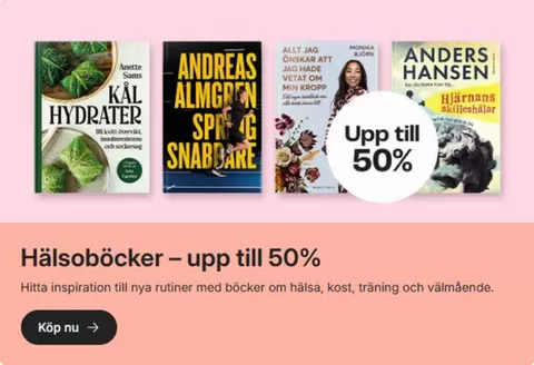Bokus-katalog | Upp till 50%! | 2026-08-03T00:00:00.000Z - 2026-09-06T00:00:00.000Z