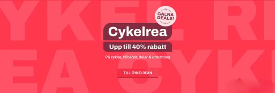 Cykelkraft-katalog | Upp till 40% rabatt! | 2026-08-11T00:00:00.000Z - 2026-08-25T00:00:00.000Z