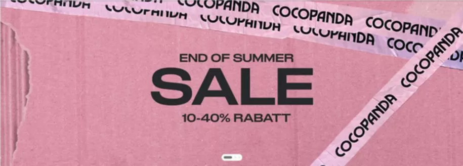 Cocopanda-katalog | 10-40% rabatt! | 2026-08-11T00:00:00.000Z - 2026-08-24T00:00:00.000Z