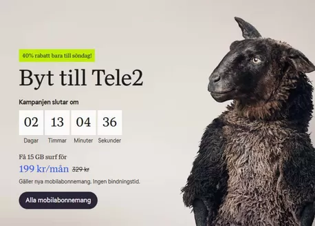 Tele2-katalog i Tings Nöbbelöv | 40% rabatt! | 2026-08-14T00:00:00.000Z - 2026-08-28T00:00:00.000Z