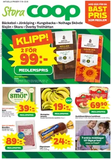 Stora Coop-katalog i Sjötorp (Blekinge) | Fantastiskt erbjudande för fyndjägare | 2026-08-17T00:00:00.000Z - 2026-08-23T00:00:00.000Z