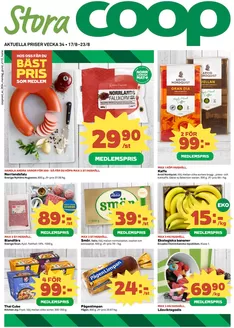 Stora Coop-katalog i Sjötorp (Blekinge) | Fantastiskt erbjudande för alla kunder | 2026-08-17T00:00:00.000Z - 2026-08-23T00:00:00.000Z