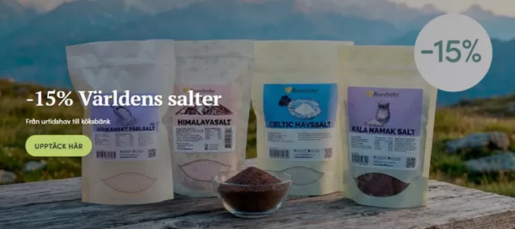 Råvarubutiken-katalog | -15% rabatt! | 2026-08-24T00:00:00.000Z - 2026-09-07T00:00:00.000Z