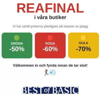 Best of Basic-katalog | Rea Final! 50-70% rabatt. | 2026-08-26T00:00:00.000Z - 2026-09-09T00:00:00.000Z