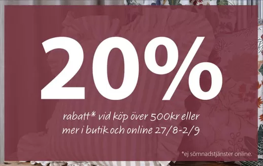 Ohlssons Tyger-katalog | 20% rabatt! | 2026-08-28T00:00:00.000Z - 2026-09-02T00:00:00.000Z