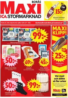 ICA Maxi-katalog | Fantastiskt erbjudande för alla kunder | 2026-08-31T00:00:00.000Z - 2026-09-06T00:00:00.000Z
