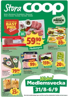 Stora Coop-katalog i Månstad | Exklusiva deals och fynd | 2026-08-31T00:00:00.000Z - 2026-09-06T00:00:00.000Z