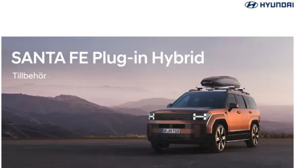 Hyundai-katalog | Hyundai Tillbehörsbroschyr SANTA FE Plug-in Hybrid | 2026-09-03T00:00:00.000Z - 2026-09-17T00:00:00.000Z