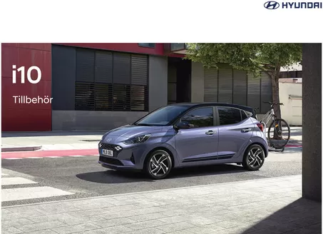 Hyundai-katalog i Norrköping | Hyundai Tillbehörsbroschyr i10 | 2026-09-03T00:00:00.000Z - 2026-09-17T00:00:00.000Z