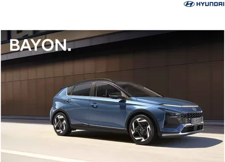 Hyundai-katalog | Hyundai Modellbroschyr BAYON | 2026-09-03T00:00:00.000Z - 2026-09-17T00:00:00.000Z
