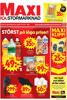 ICA Maxi-katalog | Stort urval av erbjudanden | 2026-09-07T00:00:00.000Z - 2026-09-13T00:00:00.000Z