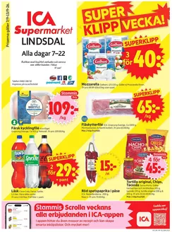 ICA Supermarket-katalog i Tvärskog | Erbjudanden för fyndjägare | 2026-09-07T00:00:00.000Z - 2026-09-21T00:00:00.000Z