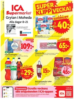 ICA Supermarket-katalog | Aktuella fynd och erbjudanden | 2026-09-07T00:00:00.000Z - 2026-09-21T00:00:00.000Z