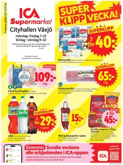 ICA Supermarket-katalog | Top-erbjudanden för alla fyndjägare | 2026-09-07T00:00:00.000Z - 2026-09-13T00:00:00.000Z