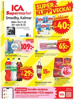 ICA Supermarket-katalog | ICA Supermarket reklamblad | 2026-09-07T00:00:00.000Z - 2026-09-21T00:00:00.000Z