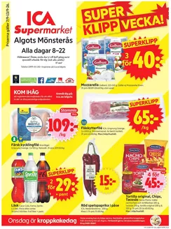 ICA Supermarket-katalog i Bäckebo | ICA Supermarket reklamblad | 2026-09-07T00:00:00.000Z - 2026-09-13T00:00:00.000Z