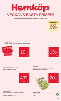 Hemköp-katalog i Borensberg | Hemköp Linköping Storgatan reklamblad | 2026-09-07T00:00:00.000Z - 2026-09-13T00:00:00.000Z