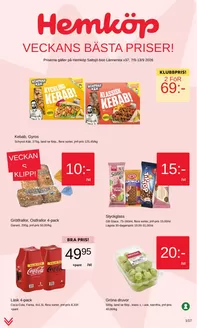 Hemköp-katalog i | Hemköp Saltsjö-boo Lännersta reklamblad | 2026-09-07T00:00:00.000Z - 2026-09-13T00:00:00.000Z