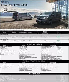 Renault-katalog | prislista Renault Trafic passenger | 2026-09-09T00:00:00.000Z - 2026-09-23T00:00:00.000Z