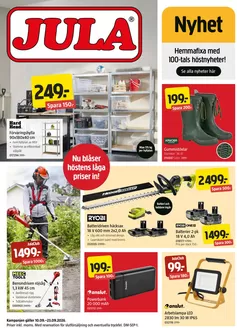 Jula-katalog i Gräppås | kampanjbladet Jula | 2026-09-10T00:00:00.000Z - 2026-09-23T00:00:00.000Z