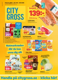 City Gross-katalog i Kopparberg | City Gross Reklamblad v.38 | 2026-09-12T00:00:00.000Z - 2026-09-20T00:00:00.000Z