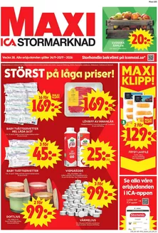 ICA Maxi-katalog | Stort urval av erbjudanden | 2026-09-14T00:00:00.000Z - 2026-09-20T00:00:00.000Z