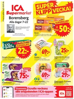 ICA Supermarket-katalog i Sättuna | Top-erbjudanden för sparrävar | 2026-09-14T00:00:00.000Z - 2026-09-28T00:00:00.000Z