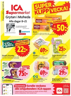 ICA Supermarket-katalog | Specialerbjudanden för dig | 2026-09-14T00:00:00.000Z - 2026-09-20T00:00:00.000Z