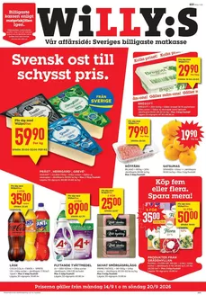 Willys-katalog i | Willys reklamblad | 2026-09-14T00:00:00.000Z - 2026-09-28T00:00:00.000Z