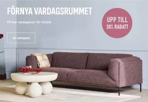 Svenska Hem-katalog | Upp till 30% rabatt! | 2026-09-14T00:00:00.000Z - 2026-10-05T00:00:00.000Z