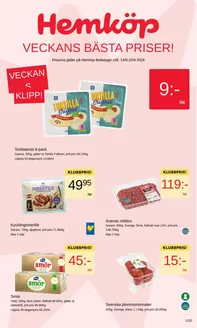 Hemköp-katalog i Erikslund (Västra Götaland) | Hemköp Bollebygd reklamblad | 2026-09-14T00:00:00.000Z - 2026-09-20T00:00:00.000Z