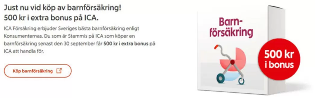 ICA Banken-katalog | Erbjudande! | 2026-09-16T00:00:00.000Z - 2026-09-30T00:00:00.000Z