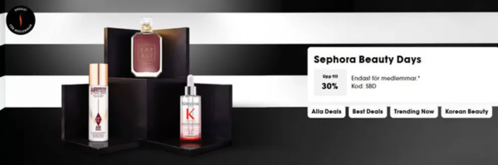 Sephora-katalog | Upp till 30%! | 2026-09-17T00:00:00.000Z - 2026-09-30T00:00:00.000Z