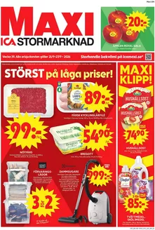ICA Maxi-katalog | Fantastiskt erbjudande för alla kunder | 2026-09-21T00:00:00.000Z - 2026-09-27T00:00:00.000Z