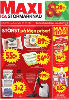 ICA Maxi-katalog i Mölnlycke | Aktuella specialerbjudanden | 2026-09-21T00:00:00.000Z - 2026-09-27T00:00:00.000Z