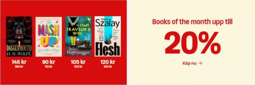 Adlibris-katalog | 20% rabatt! | 2026-09-21T00:00:00.000Z - 2026-09-30T00:00:00.000Z