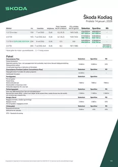 ŠKODA-katalog | Prislista Kodiaq | 2026-09-25T00:00:00.000Z - 2026-10-09T00:00:00.000Z
