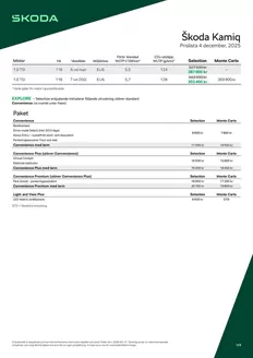 ŠKODA-katalog | Prislista Kamiq | 2026-09-25T00:00:00.000Z - 2026-10-09T00:00:00.000Z
