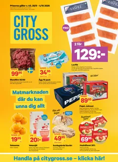 City Gross-katalog | City Gross Reklamblad v.40 | 2026-09-26T00:00:00.000Z - 2026-10-04T00:00:00.000Z