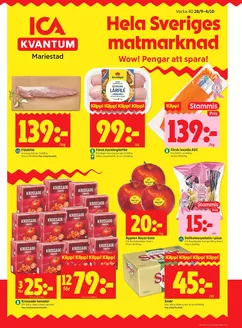 ICA Kvantum-katalog | Rabatter och kampanjer | 2026-09-28T00:00:00.000Z - 2026-10-04T00:00:00.000Z