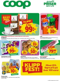 Coop-katalog i Timmele | Coop reklamblad | 2026-09-28T00:00:00.000Z - 2026-10-12T00:00:00.000Z