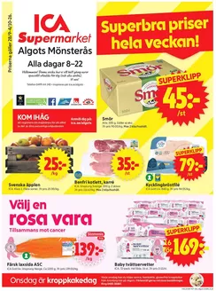 ICA Supermarket-katalog i Bäckebo | ICA Supermarket reklamblad | 2026-09-28T00:00:00.000Z - 2026-10-12T00:00:00.000Z
