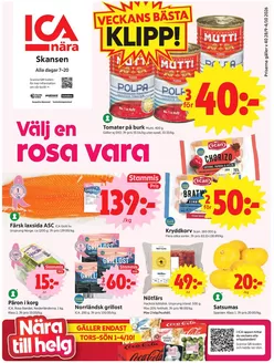ICA Nära-katalog i Kalmar | ICA Nära reklamblad | 2026-09-28T00:00:00.000Z - 2026-10-12T00:00:00.000Z